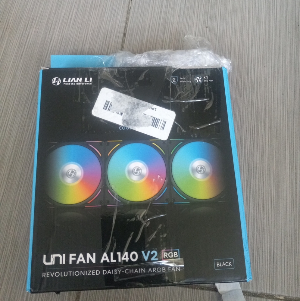 Lian Li UNI Fan SL120 v2 - BLACK - 1-Pack (Read Description)